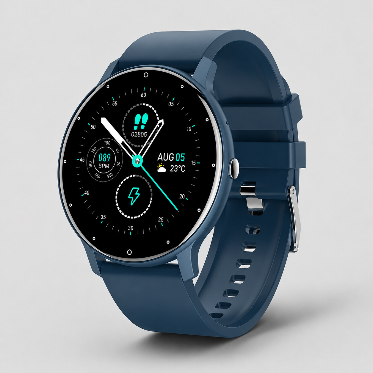 AeroFit Round Smartwatch detail view