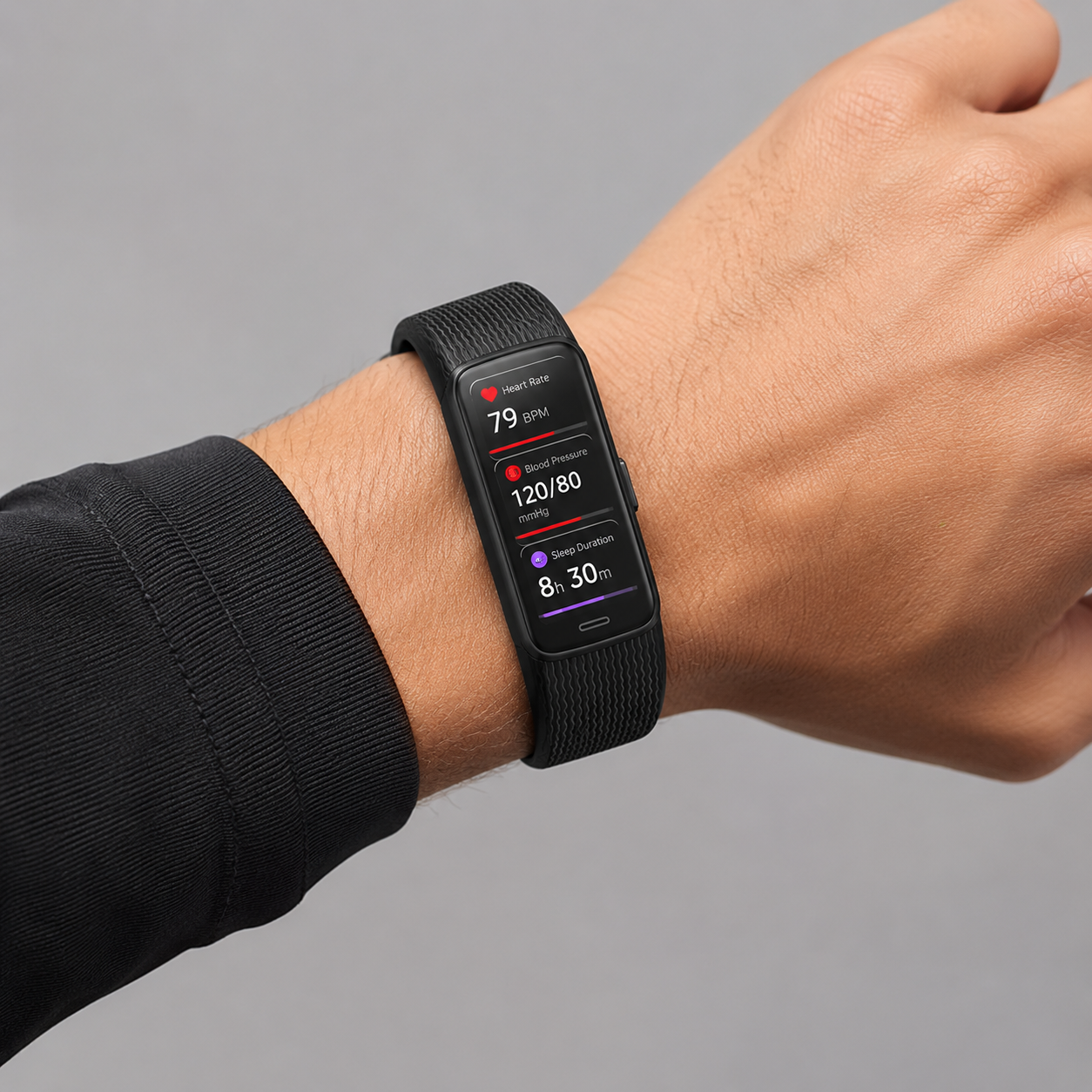 PulseFit Fitness Tracker Watch front view