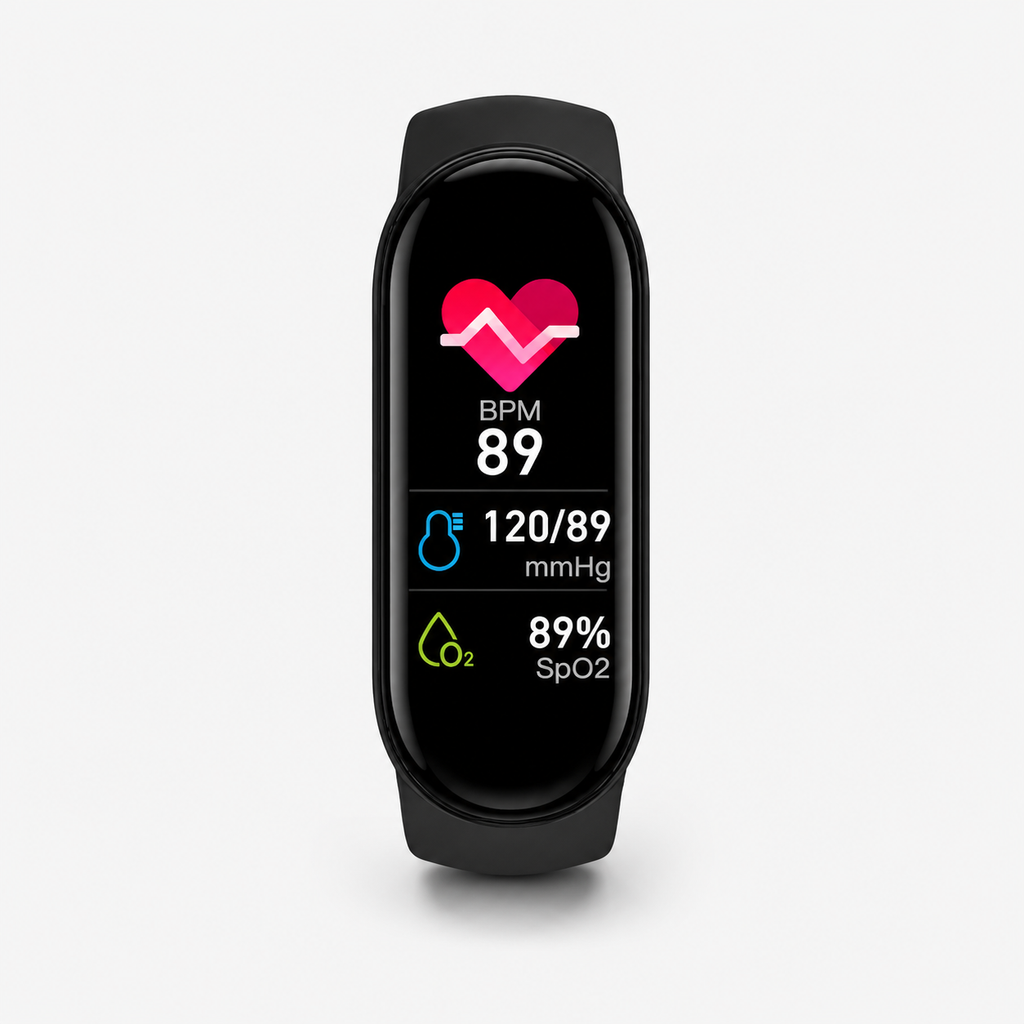 PulseTrack Health Fitness Band detail view